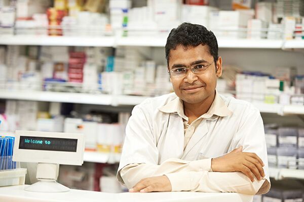 image of a pharmacist